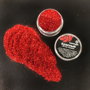 глитер красный